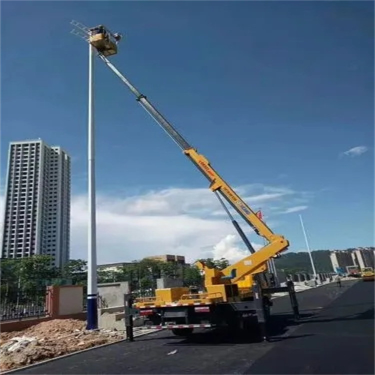 宁津维修路灯的曲臂升降车出租